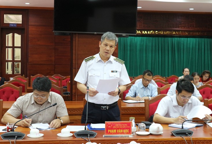 Công bố quyết định kiểm toán tại tỉnh